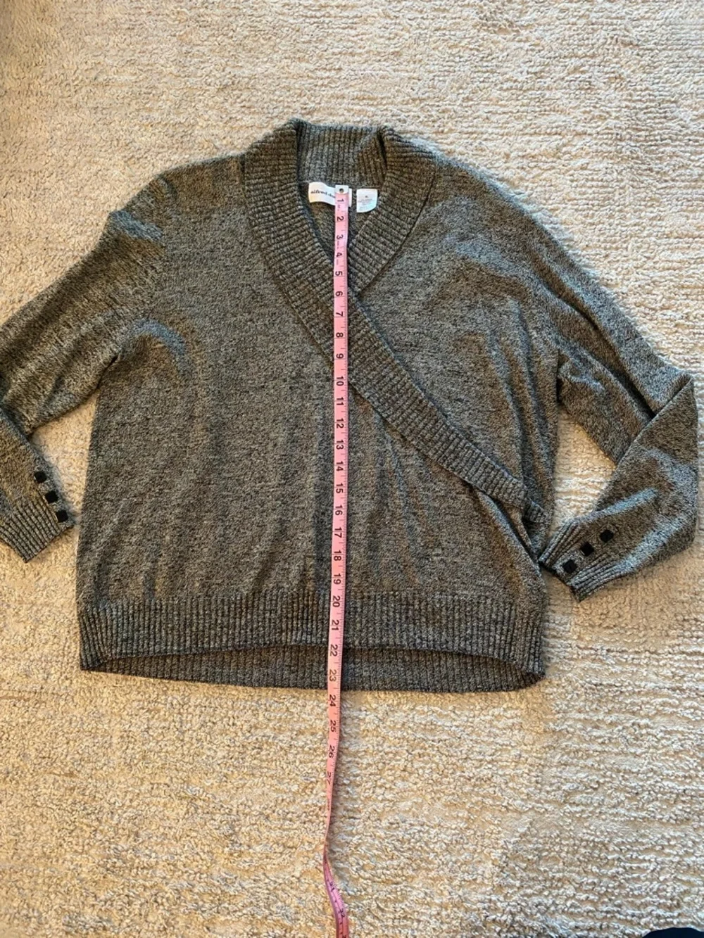 Alfred Dunner Grey Women’s Sweater Size XL